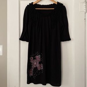 Rhinestone cross dress